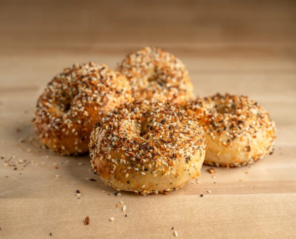 four everything spice bagels